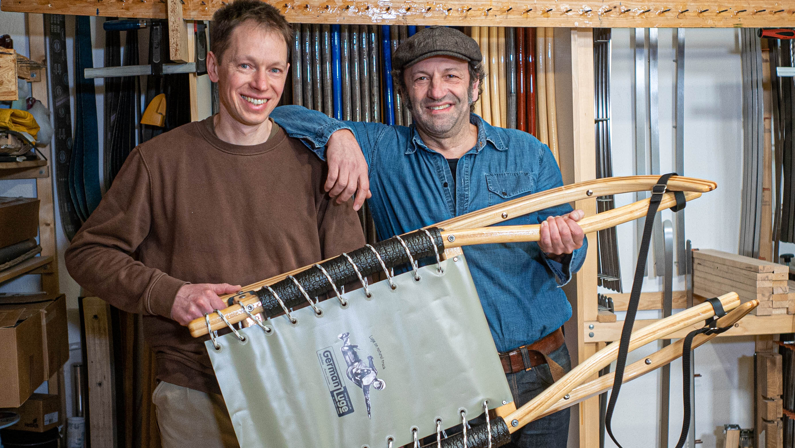 Schmidt Max und der selbstgebaute Rodel