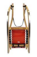 GL Rodel 105 cm Farbe natur, rot, Gurtband, Edelstahl