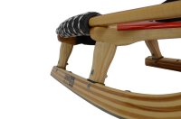 GL Rodel 105 cm Farbe natur, rot, Gurtband, Edelstahl