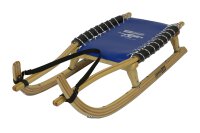 GL Rodel 120 cm Doppel Farbe natur, Edelstahl, Gurtband, blau