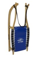 GL Rodel 120 cm Doppel Farbe natur, Edelstahl, Gurtband, blau