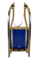 GL Rodel 120 cm Doppel Farbe natur, Edelstahl, Gurtband, blau