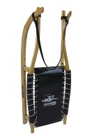 GL Rodel 120 cm Doppel Farbe natur, Edelstahl, Inox-Stahlseil, schwarz