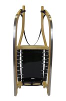 GL Rodel 120 cm Doppel Farbe natur, Edelstahl, Inox-Stahlseil, schwarz