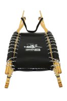 GL Rodel 120 cm Doppel Farbe natur, Edelstahl, Inox-Stahlseil, schwarz