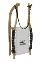 GL Rodel 115 cm Doppel Farbe natur, Edelstahl, Gurtband, weiß