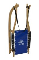 GL Rodel 115 cm Farbe natur, Edelstahl, Inox-Stahlseil, blau