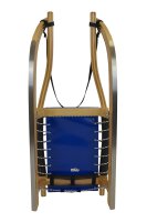 GL Rodel 115 cm Farbe natur, Edelstahl, Inox-Stahlseil, blau