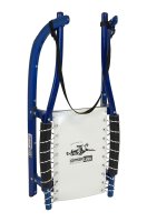 GL Rodel 105 cm Farbe blau, Inox-Stahlseil, Rennstahl