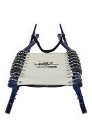 GL Rodel 115 cm Farbe blau, Lederlenkriemen, Edelstahl