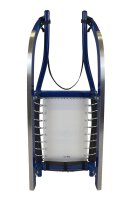 GL Rodel 120 cm Doppel Farbe blau, Gurtband, Rennstahl