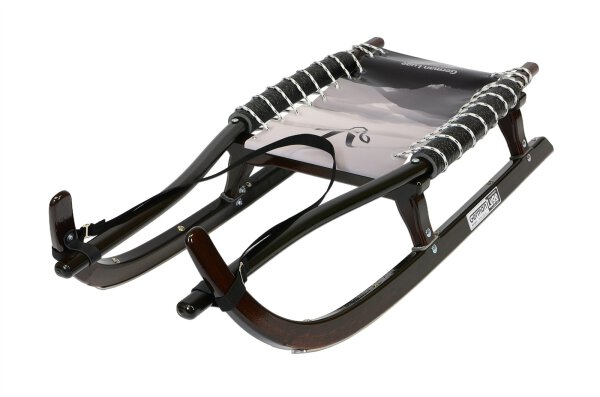 GL Rodel 115 cm Farbe braun Lederlenkriemen,Rennstahl