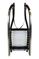 GL Rodel 115 cm Farbe braun Lederlenkriemen,Rennstahl