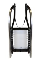 GL Rodel 120 cm Doppel Farbe braun Lederlenkriemen,Edelstahl