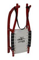 GL Rodel 95 cm Farbe rot Lederlenkriemen,weiß