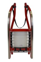 GL Rodel 95 cm Farbe rot Lederlenkriemen,weiß