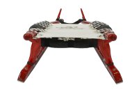 GL Rodel 95 cm Farbe rot Lederlenkriemen,weiß