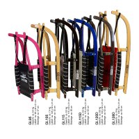 GL Rodel 115 cm Farbe anthrazit Edelstahl,Lederlenkriemen,schwarz