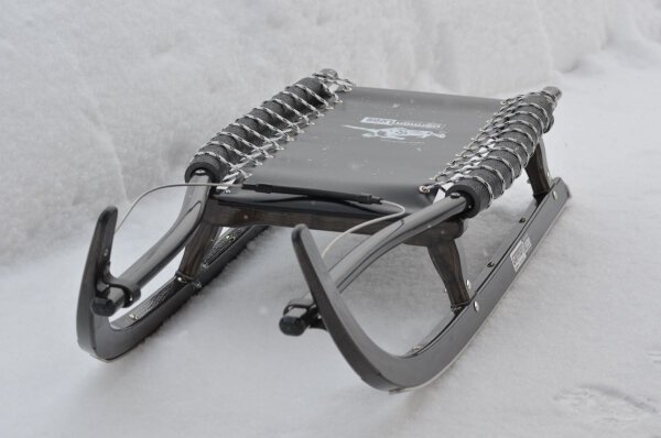 GL Rodel 128 cm Doppel anthrazit Edelstahl,Lederlenkriemen,schwarz