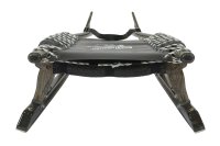 GL Rodel 128 cm Doppel anthrazit Rennstahl,Lederlenkriemen,schwarz