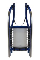 GL-Rodel-115 cm Doppel Farbe blau
