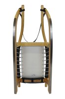 GL-Rodel-115 cm Doppel Farbe natur